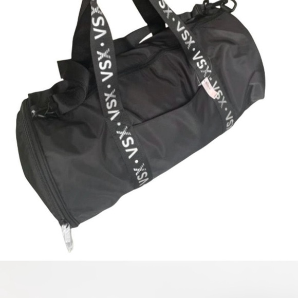 VSX Classic Black Duffel Bag with Logo Straps - Picture 2 of 5